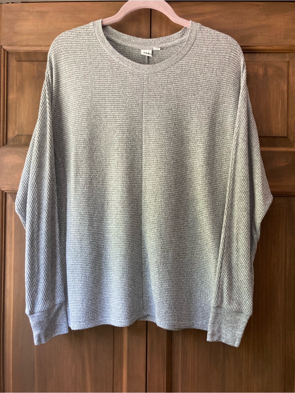 Gap Shades of Gray LS Top Medium